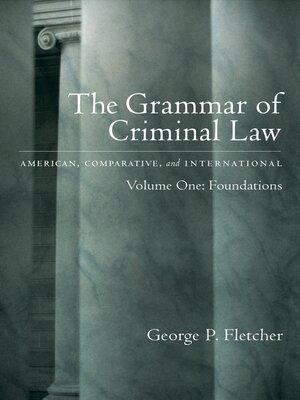 cover image of The Grammar of Criminal Law
